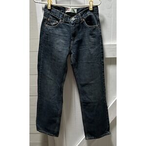 Levi's 550 Relaxed Youth 14 Reg 27x27 Dark Wash 100% Cotton